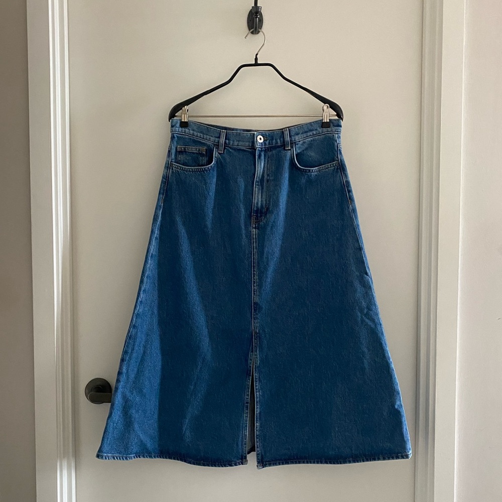 COS Denim Midi Denim Skirt